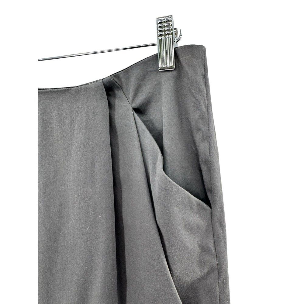 Barneys New York Made in Italy Womens Skirt Size 34/4 Grey Pencil‎ Pockets - Picture 2 of 6